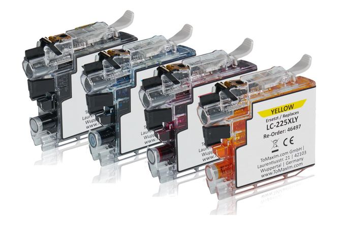 Multipack compatible with Brother LC-227 XL VAL BP XXL contains 4x Ink Cartridge 