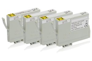 Multipack kompatibel zu Epson C13T06154010 / T0615 enthält 4x Tintenpatrone 