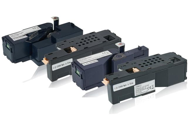 Multipack compatible with Dell C1660 contains 4x Toner Cartridge 