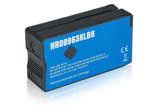 Kompatibel zu HP 3JA30AE / 963XL Tintenpatrone, schwarz 