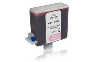 Compatible to Canon 7579A001 / BCI-1411PM Ink Cartridge, light magenta 