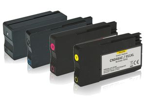 Multipack compatibel met HP C2P43AE / 950XL/951XL bevat 4x Inktcartridge