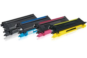 Multipack compatible with Brother TN-130 XXL contains 4x Toner Cartridge 