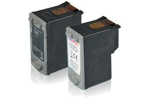 Multipack kompatibel zu Canon 0615B036 / PG-40+CL-41 enthält 2x Tintenpatrone