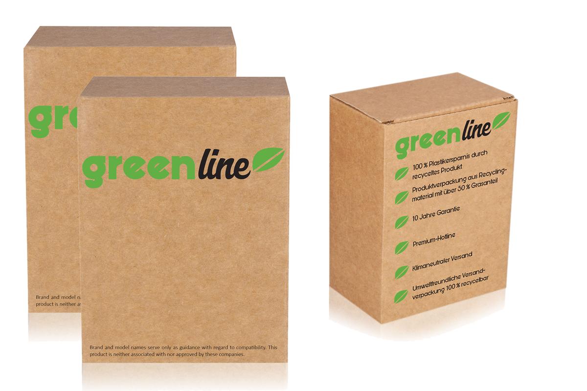 greenline Sparset ersetzt HP CC654AE / 901XL enthält 2x Druckkopfpatrone