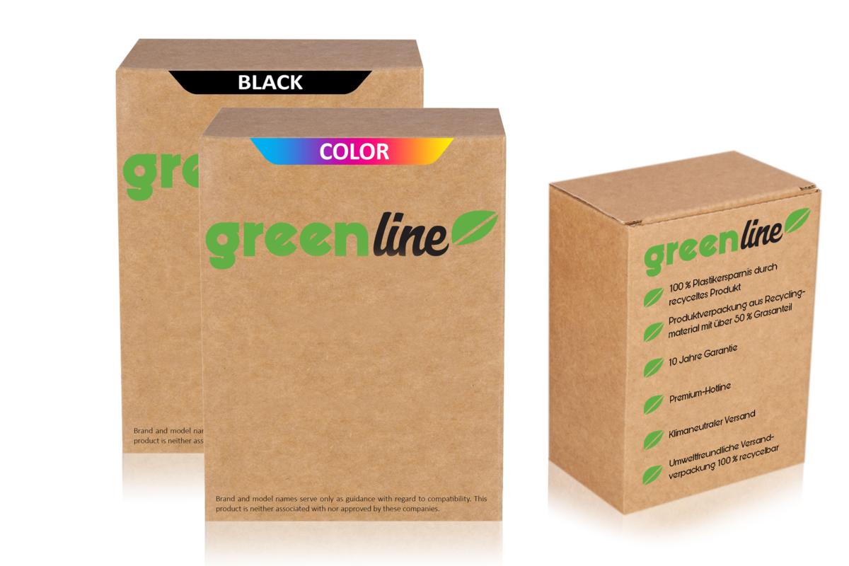 greenline Multipack ersetzt HP CC654AE / 901XL enthält 2x Druckkopfpatrone