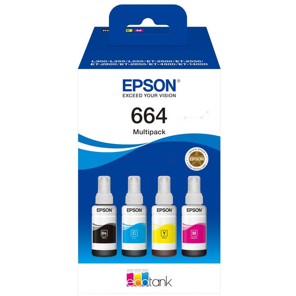 Original Epson C13T664640 / 664 Tintenpatrone MultiPack