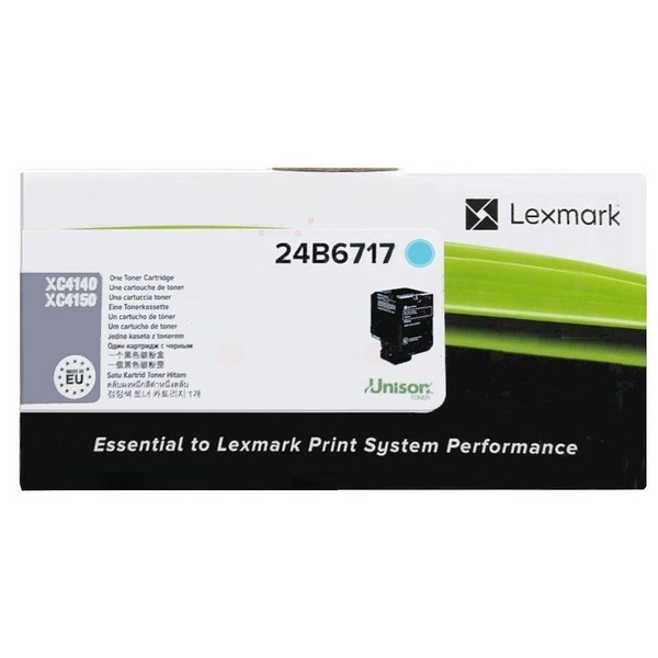 Original Lexmark 24B6717 Toner cyan