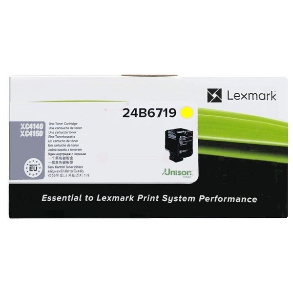 Original Lexmark 24B6719 Toner gelb