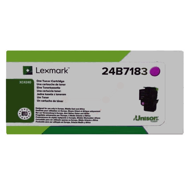 Original Lexmark 24B7183 Toner magenta