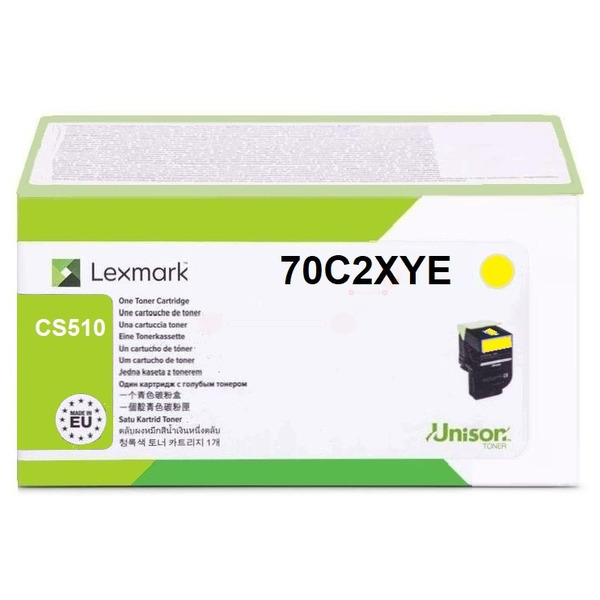 Original Lexmark 70C2XYE / 702XY Toner gelb