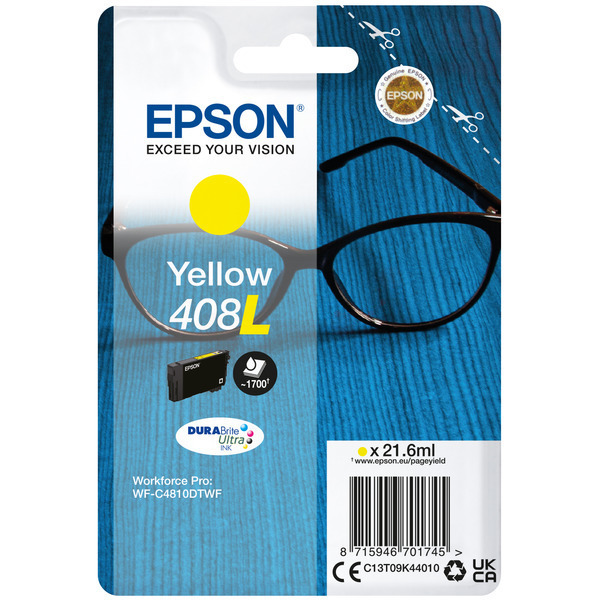 Original Epson C13T09K44010 / 408L Tintenpatrone gelb