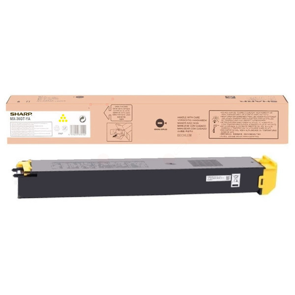 Original Sharp MX36GTYA Toner gelb