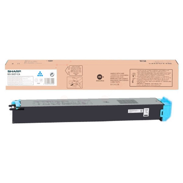 Original Sharp MX36GTCA Toner cyan