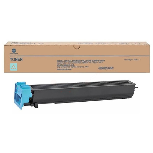 Original Konica Minolta A0TM450 / TN613C Toner cyan