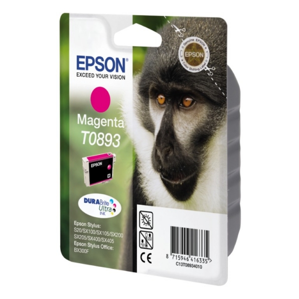 Original Epson C13T08934011 / T0893 Tintenpatrone magenta