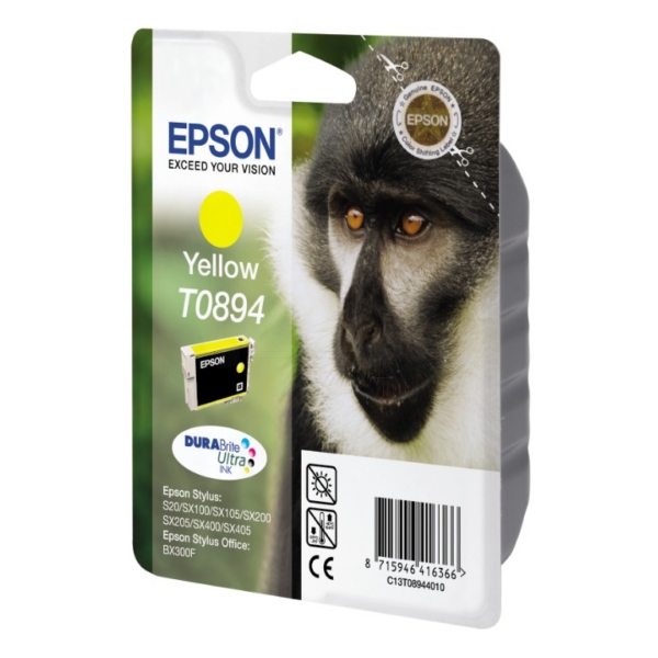 Original Epson C13T08944011 / T0894 Tintenpatrone gelb