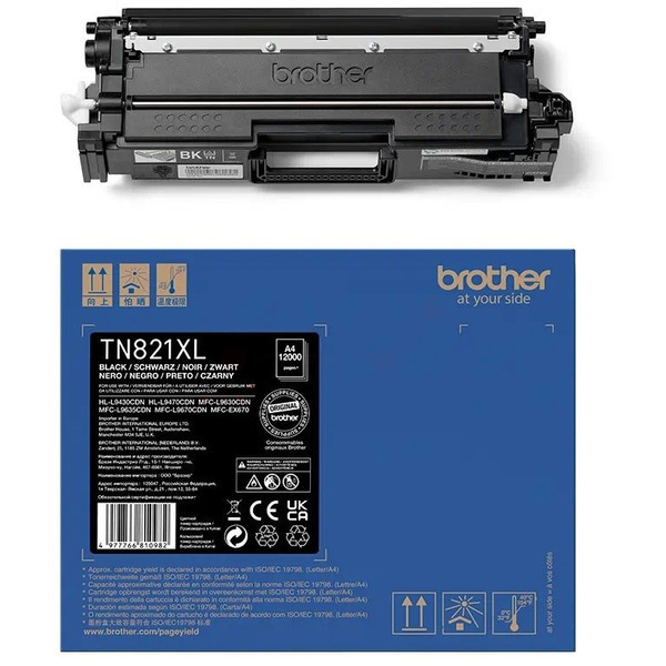 Original Brother TN821XLBK Toner schwarz