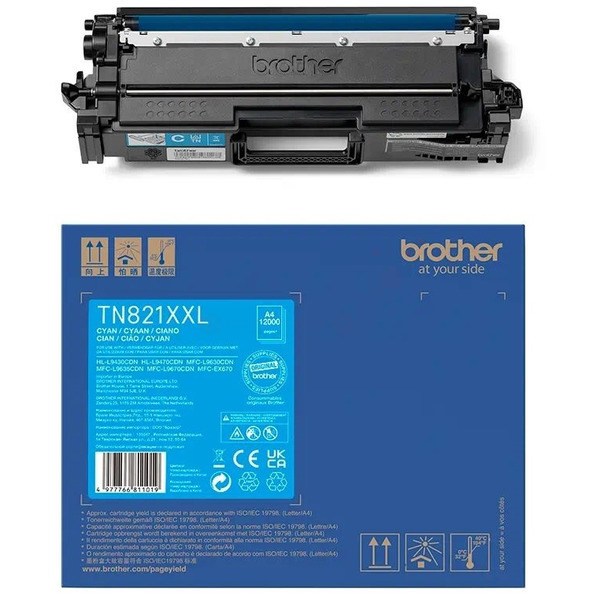 Original Brother TN821XXLC Toner cyan