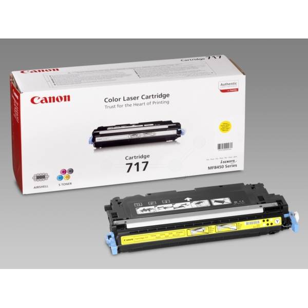 Original Canon 2575B002 / 717Y Toner gelb