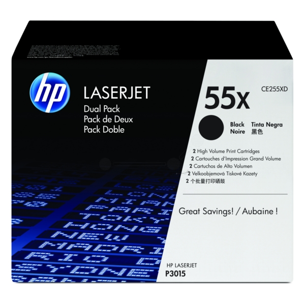 Original HP CE255XD / 55X Toner schwarz