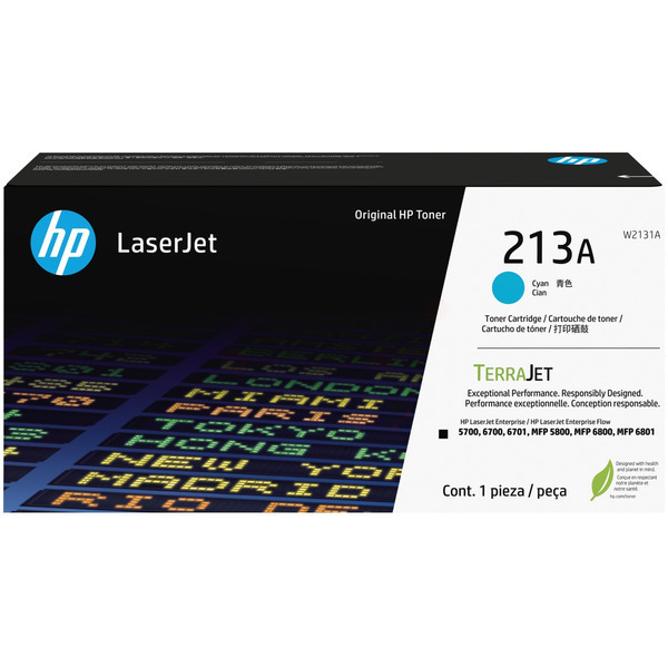 Original HP W2131A / 213A Toner cyan