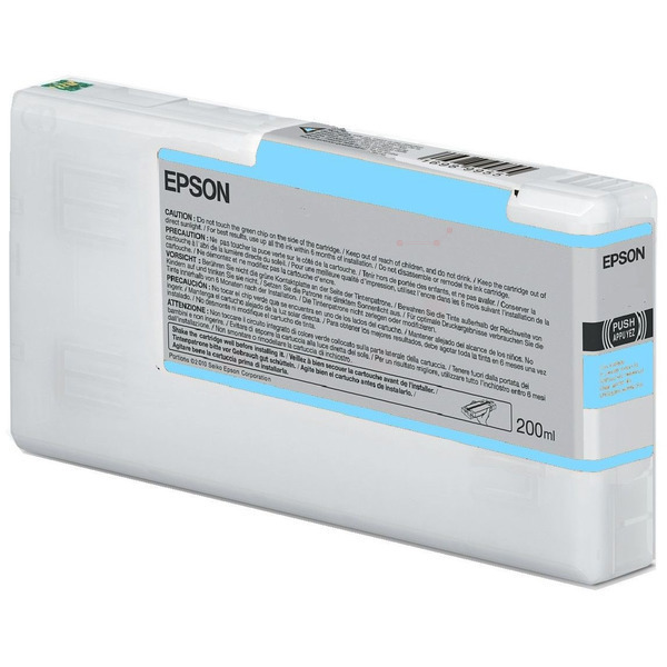 Original Epson C13T913500 / T9135 Tintenpatrone cyan hell