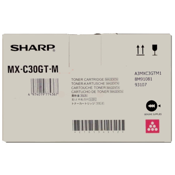 Original Sharp MXC30GTM Toner magenta