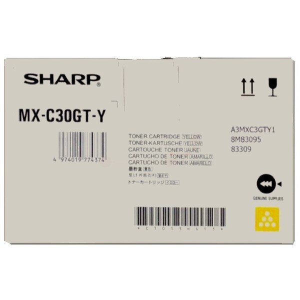 Original Sharp MXC30GTY Toner gelb