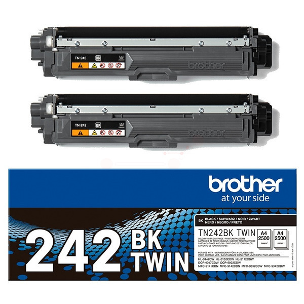 Original Brother TN242BKTWIN Toner schwarz