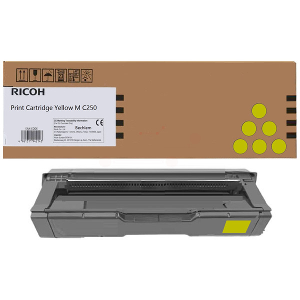 Original Ricoh 408355 Toner gelb