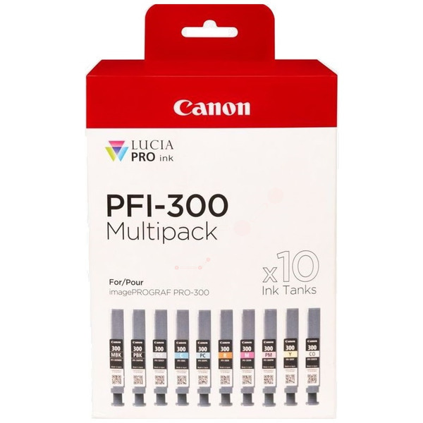 Original Canon 4192C008 / PFI300 Tintenpatrone MultiPack