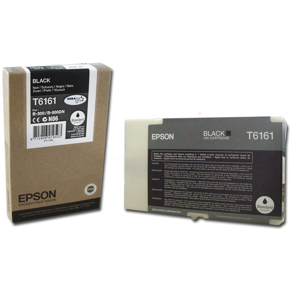 Original Epson C13T616100 / T6161 Tintenpatrone schwarz