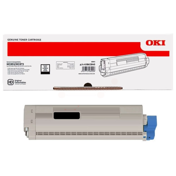 Original OKI 45862840 Toner schwarz