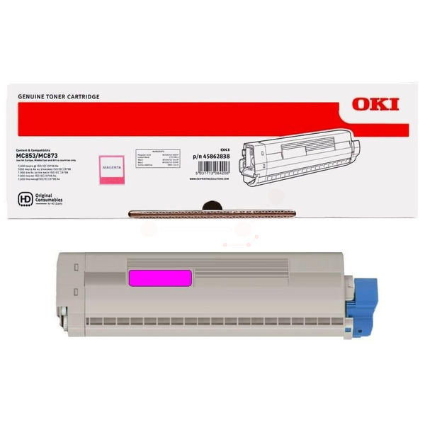 Original OKI 45862838 Toner magenta