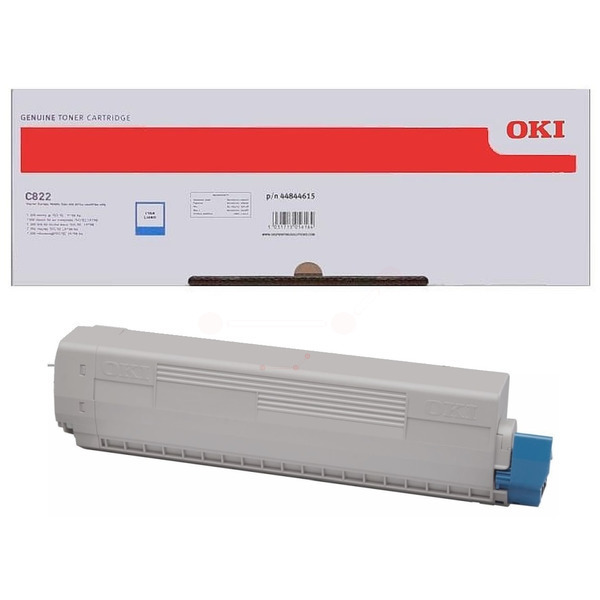 Original OKI 44844615 Toner cyan