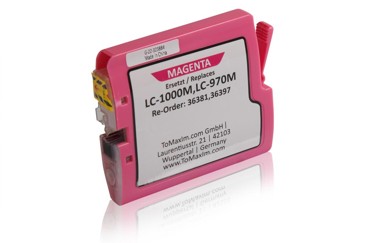 Kompatibel zu Brother LC-1000M XXL Tintenpatrone, magenta