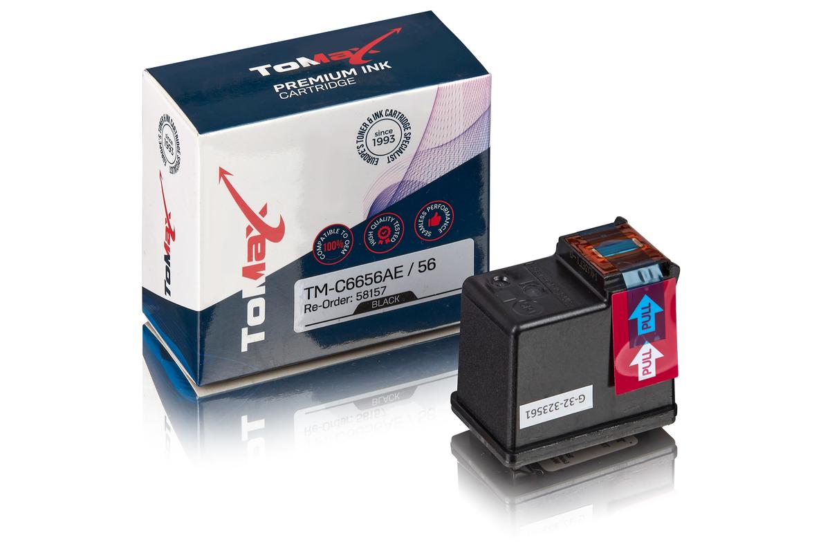 ToMax Premium ersetzt HP C6656AE / 56 Tintenpatrone Schwarz