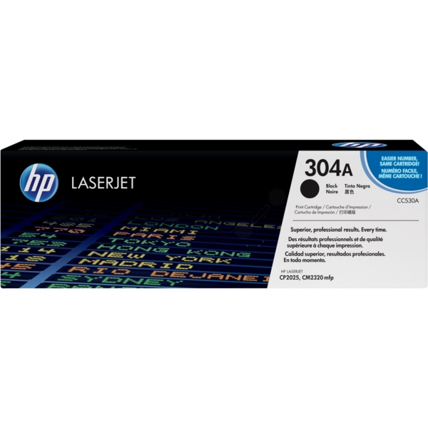 Original HP CC530A / 304A Toner schwarz