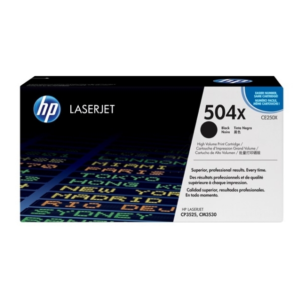 Original HP CE250X / 504X Toner schwarz