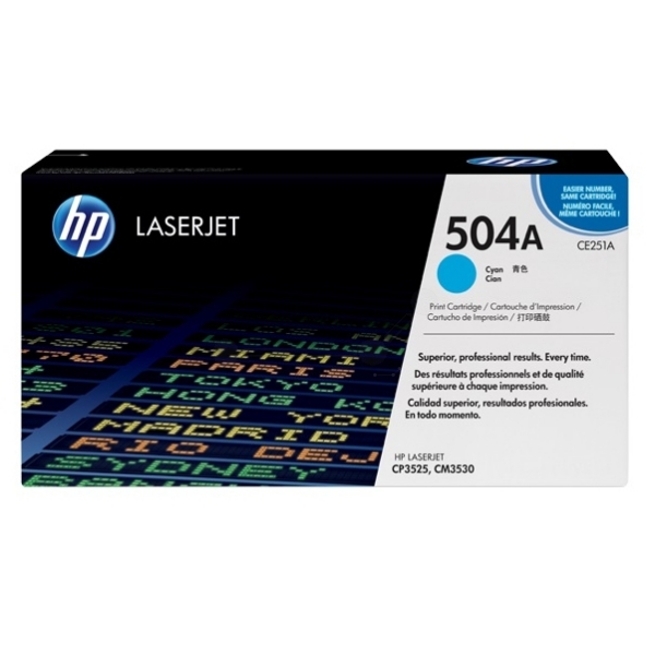 Original HP CE251A / 504A Toner cyan