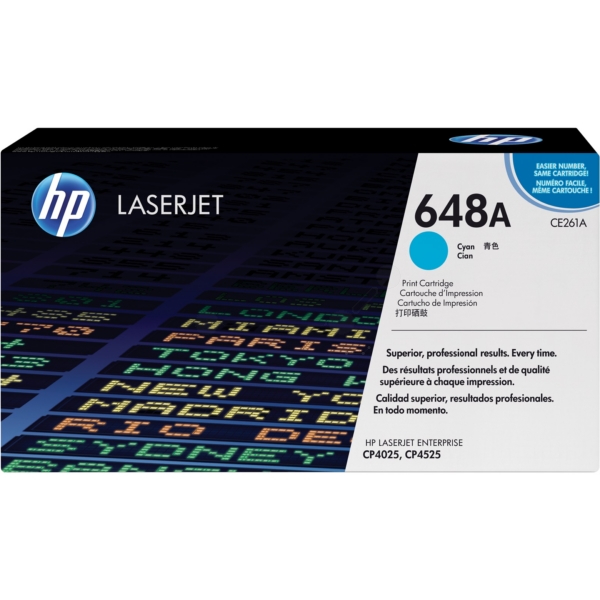 Original HP CE261A / 648A Toner cyan