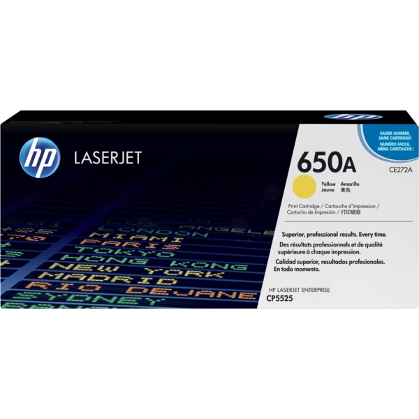 Original HP CE272A / 650A Toner gelb