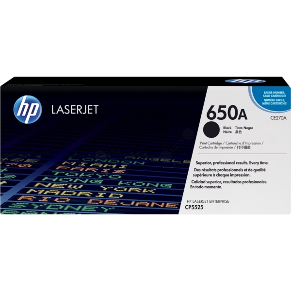 Original HP CE270A / 650A Toner schwarz