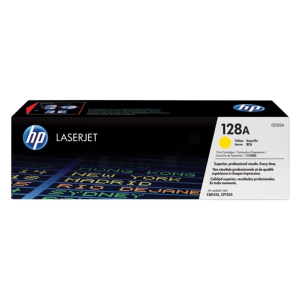 Original HP CE322A / 128A Toner gelb