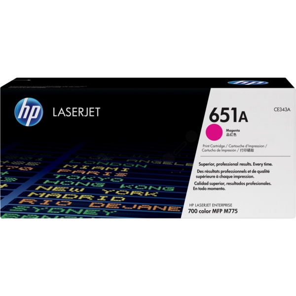 Original HP CE343A / 651A Toner magenta