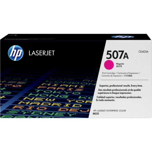 Original HP CE403A / 507A Toner magenta