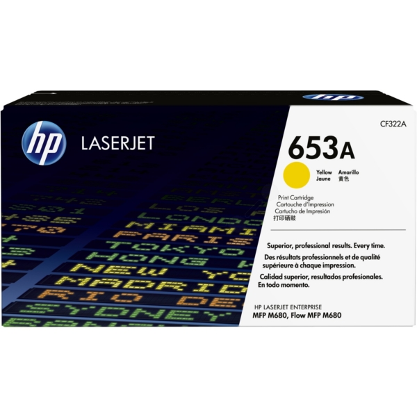 Original HP CF322A / 653A Toner gelb