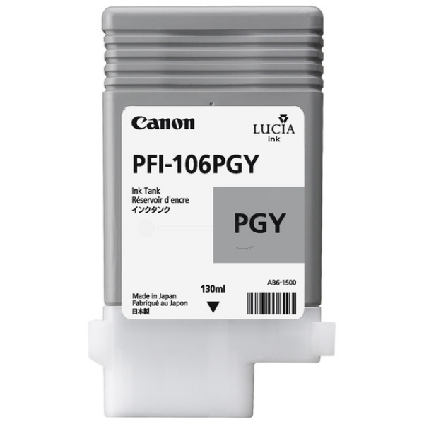 Original Canon 6631B001 / PFI106PGY Tintenpatrone grau