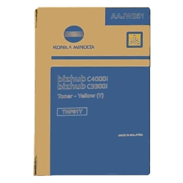 Original Konica Minolta AAJW251 / TNP81Y Toner gelb
